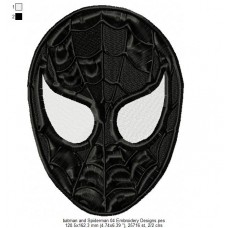 batman and Spiderman 04 Embroidery Designs